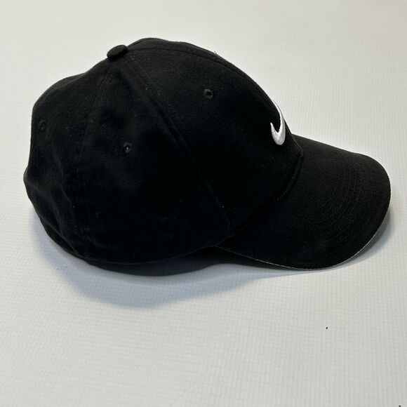 Nike 2013 Adult Unisex Contrast Stitch Golf Hat/Cap-Black/White 401840-010 - Picture 4 of 6